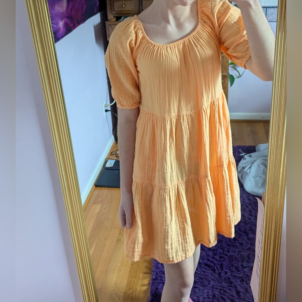 Old Navy Light Orange Dress
